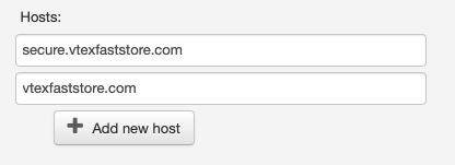 Host configuration